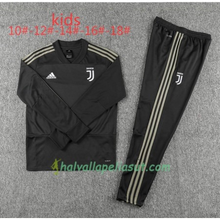 Juventus Lasten Training Huppari Suits Musta 2018-2019